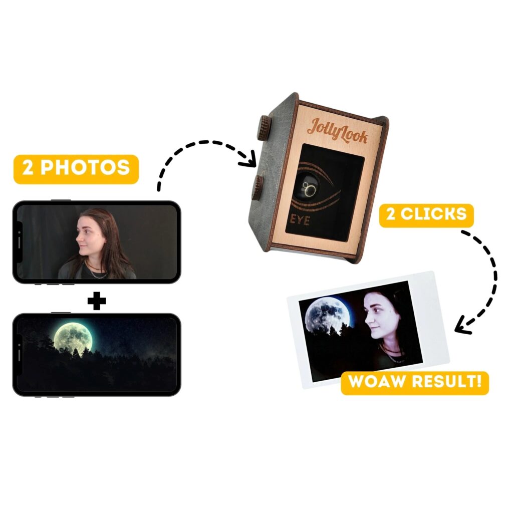 Nostalgia Reimagined, Explore the Entire Jollylook Collection of Instant Cameras 1 Jollylook EYE The Smartphone Instant Photo Printer Double Exposure